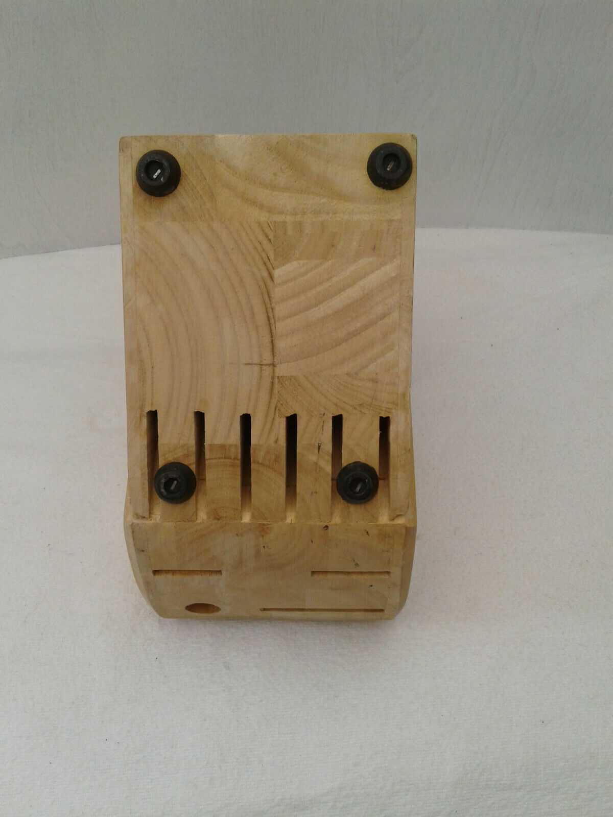 Chicago Cutlery Knife Set Block Only Wood Solid 11 Piece Set Hold Nice pre-owned - Fresh Stock Dated December 2025