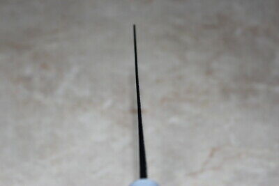 Japanese Kurouchi Nakiri knife white 1 steel 165 mm magnolia handle Tsukasa - Fresh Stock Dated December 2025