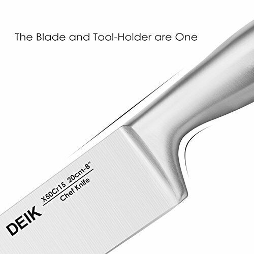 DEIK Knife Set High Carbon Stainless Steel Kitchen Knife Set 14 PCS, Super Sharp - Fresh Stock Dated December 2025