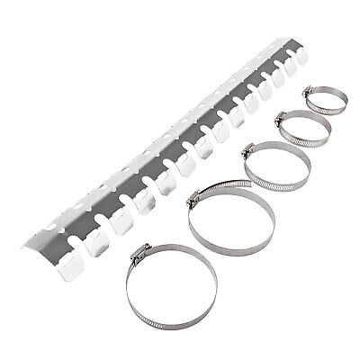 Tusk 4 stroke-Aluminum Pipe Guard-Silver,Racing,KTM,Yamaha,Honda,Husqvarna - Fresh Stock Dated February 2026