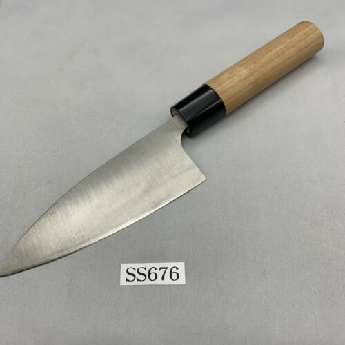<Unused> Japanese Chef's Kitchen Knife 堺貞守 Deba130/265 From Japan SS676 - Fresh Stock Dated December 2025