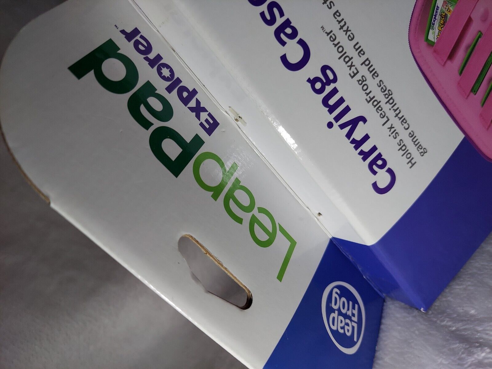 LeapFrog  Leap Pad 1, 2 Hello Kitty Carrying Case Holds 6 Cartridges, New NIB - Fresh Stock Dated February 2026