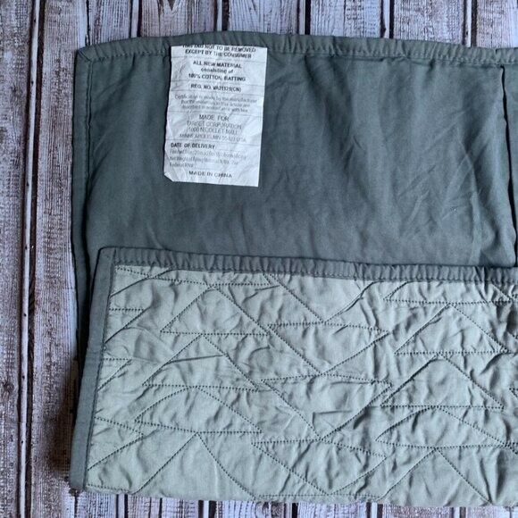 Pillowfort Gray Triangle Quilted Standard Pillow Sham - Fresh Stock Dated December 2025