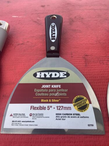 NEW HYDE TOOLS 06988,02970,02750 STAINLESS STEEL 8 IN 1 PAINTERS TOOL SCRAPER + - Fresh Stock Dated December 2025