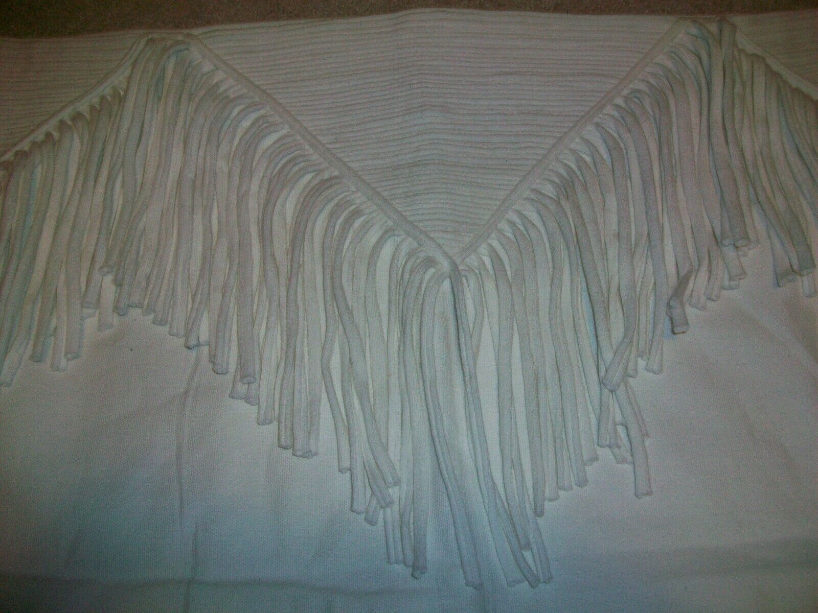 ONE POTTERY BARN EMILY & MERITT FRINGE LUMBAR PILLOW COVER 12 X 24 NEW W TAG - Fresh Stock Dated December 2025
