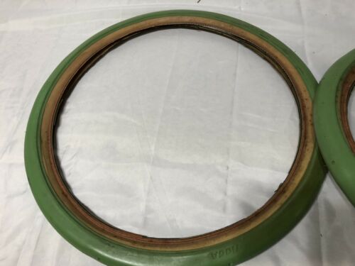 GREEN TIOGA COMP POOL 20 X 1.75 TIRES MITSUBOSHI SILVER STAR OLD SCHOOL BMX - Fresh Stock Dated December 2025