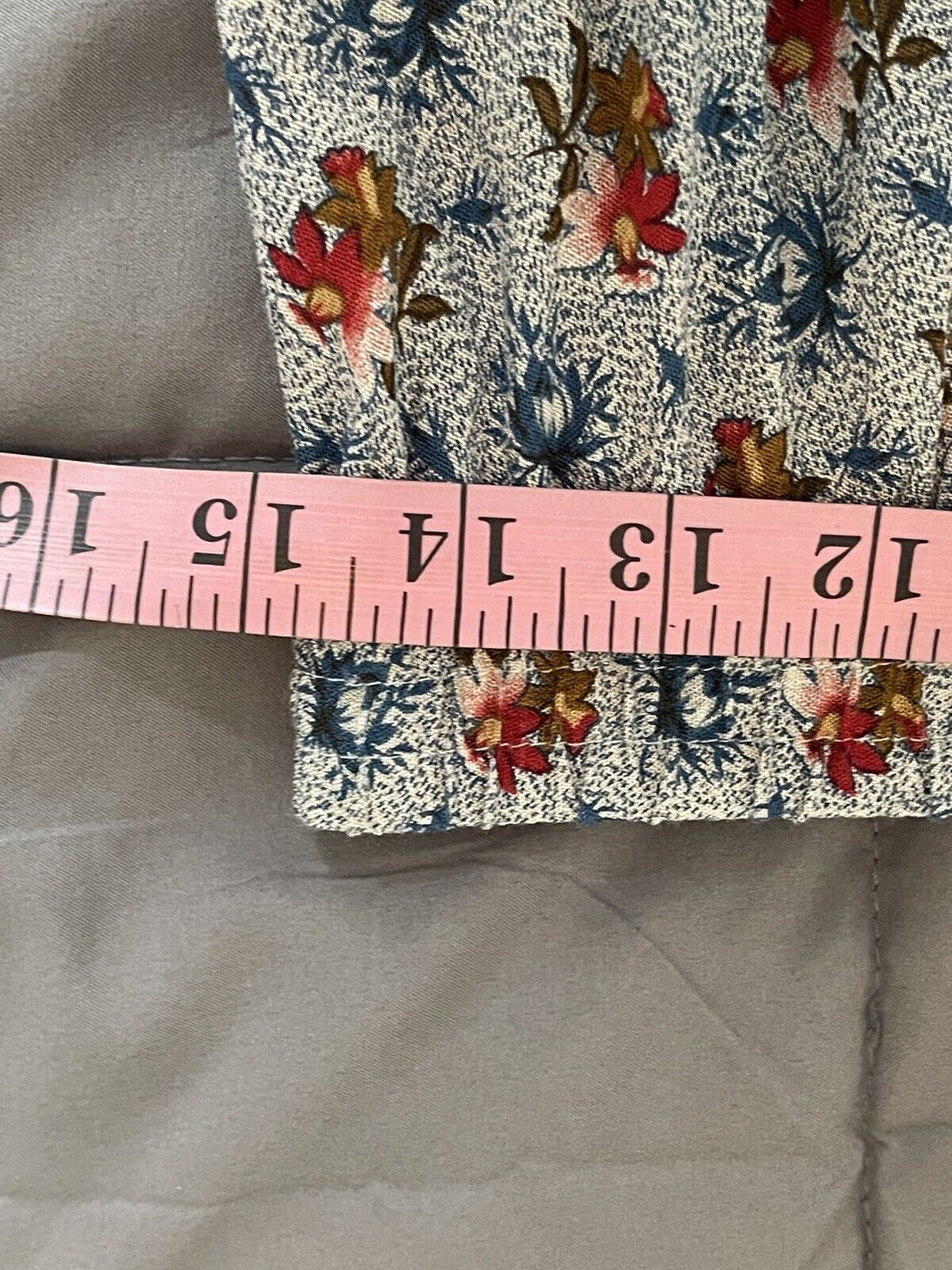 Vintage Cambridge Country Store Floral Crinkle Maxi Prairie Skirt Sz Large - Fresh Stock Dated March 2026