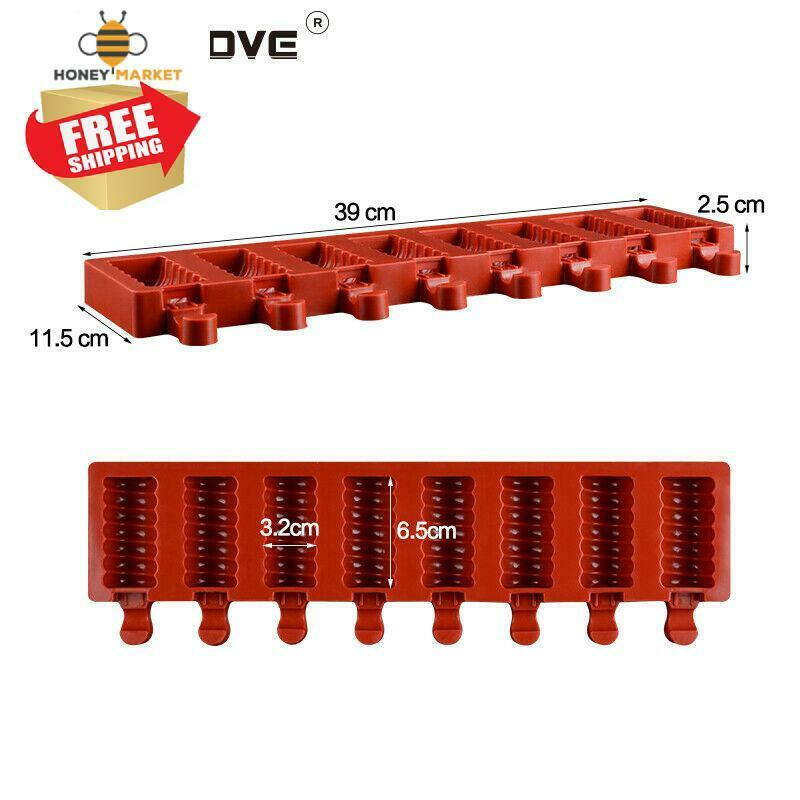 Moldes De Silicona Para Helados Paletas Ice Cream Molds Dulces Tortas Heladas - Fresh Stock Dated February 2026
