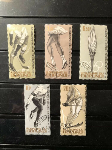 9 DIFFERENT COMPLETE SETS OF BURUNDI STAMPS - CANCELLED LH - Fresh Stock Dated December 2025