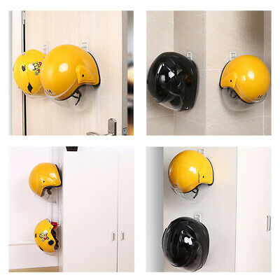 4pc Motorcycle Helmet Rack Holder Hook Wall Mount Hanging Hanger Stand Display - Fresh Stock Dated February 2026