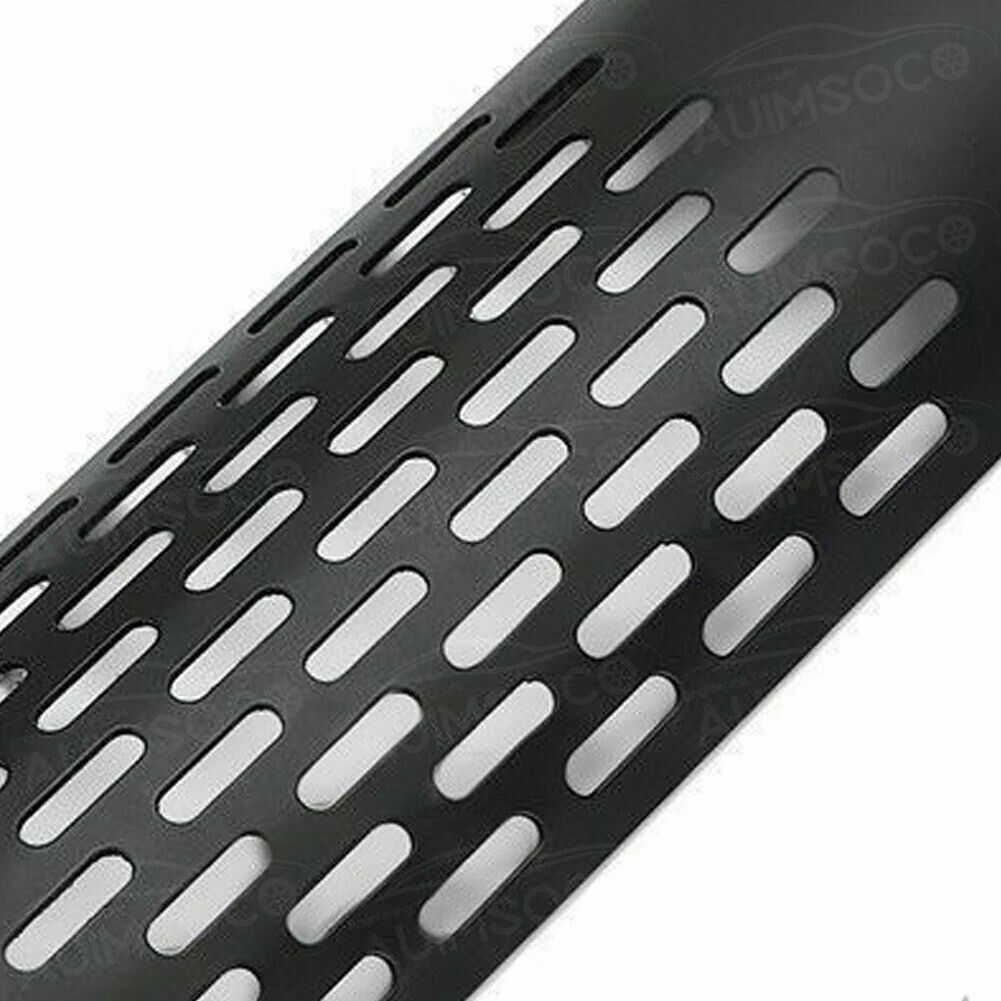 Motorcycle Universal Black Exhaust Muffler Pipe Heat Shield Cover Heel Guard - Fresh Stock Dated February 2026