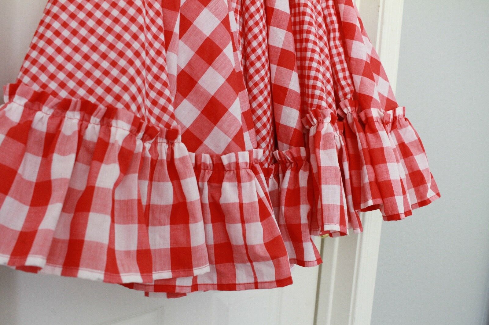 Red Vintage Full Circle Skirt - Fresh Stock Dated February 2026