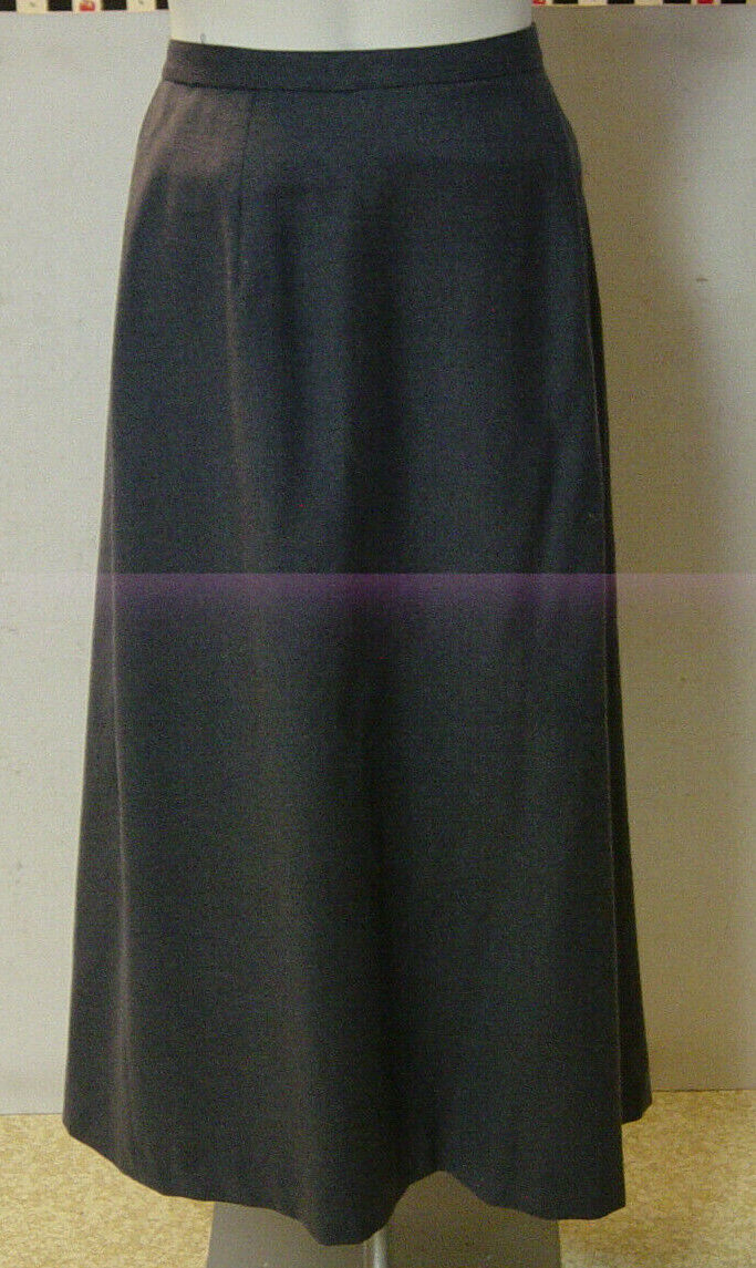 Harve Benard Womens Wrap Skirt Gray Wool 14 Pleated Lined Pockets Long Midi Vtg - Fresh Stock Dated March 2026