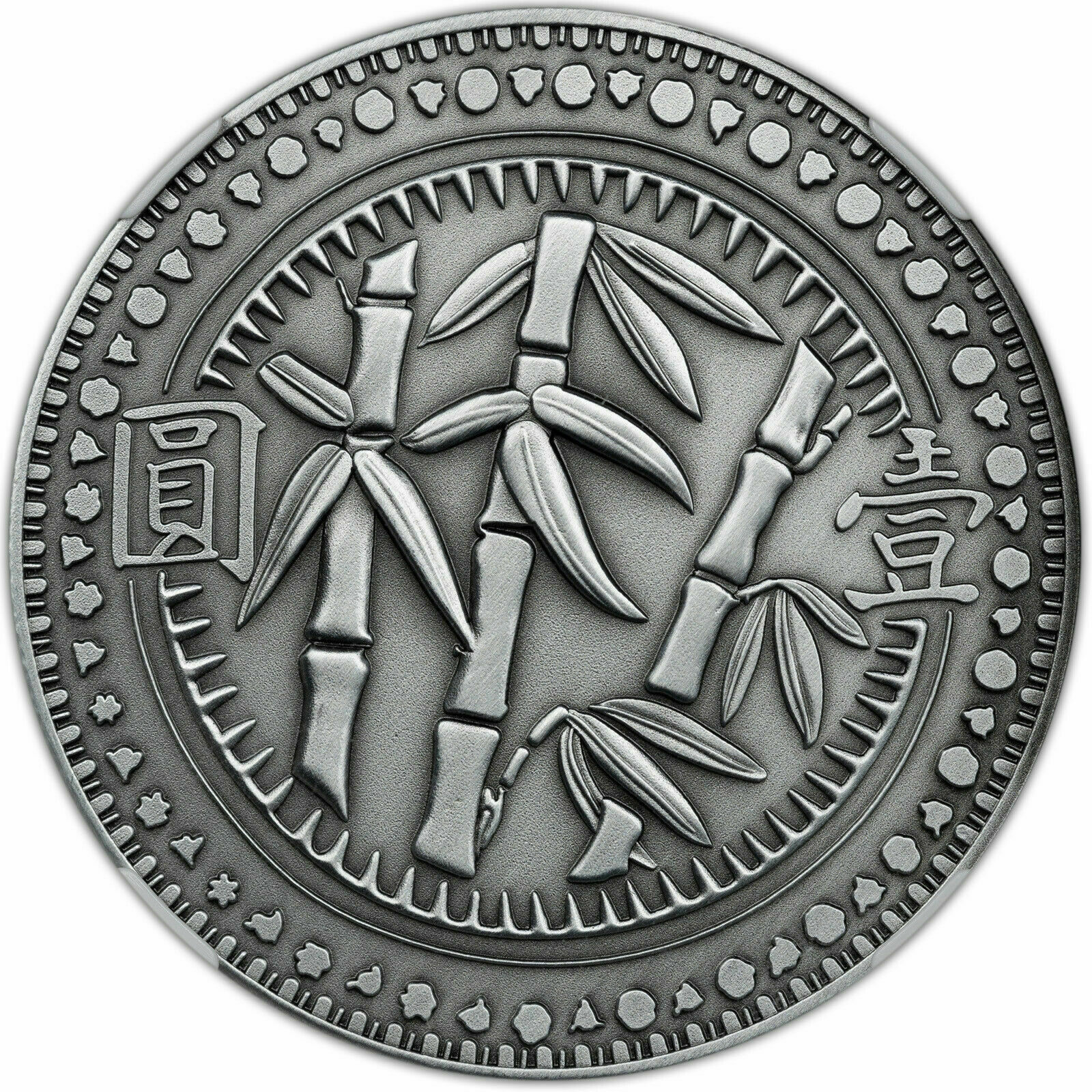 2020 CHINA 40MM ZINC KWEICHOW BAMBOO NGC PF70 ANTIQUED SILVERED FINEST KNOWN - Fresh Stock Dated February 2026
