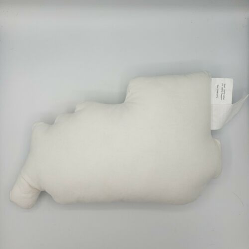 Crate & Barrel Kids Land Of Nod Bulldozer Bed Toss Pillow Orange Off-White 16x11 - Fresh Stock Dated December 2025