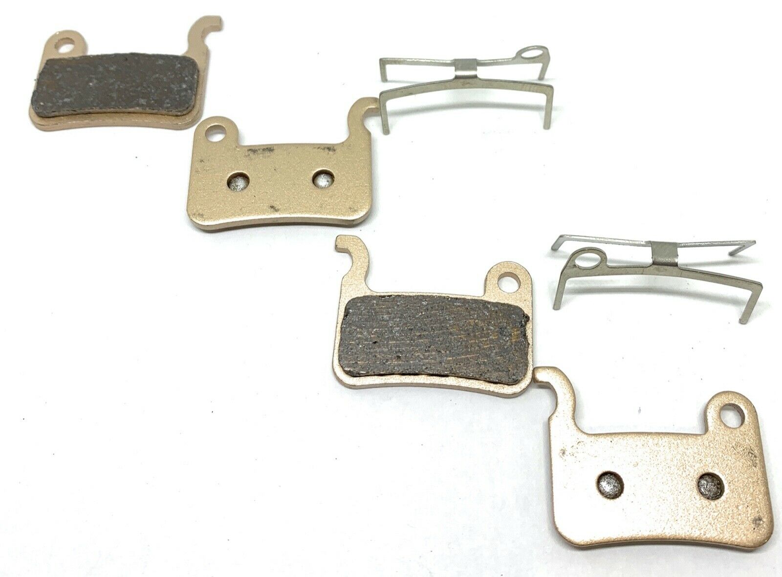 2 Pair Bike brake pads Sintered for Shimano-Deore XT-XTR-LX-SLX, Hone Alfin Sain - Fresh Stock Dated February 2026