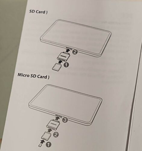 OEM SAMSUNG GALAXY TABLET SD CARD READER PLUS w/Adaptor EPL-1PREBEGXAR  P30-PIN - Fresh Stock Dated February 2026