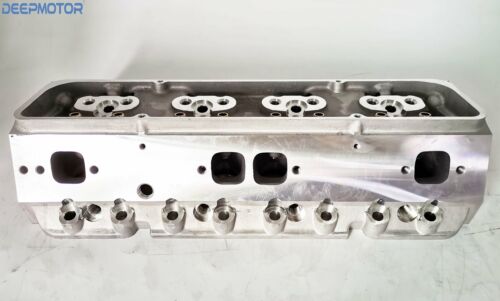 SBC Chevy 350 Cylinder Head Bare Straight Spark Plug Aluminum - Fresh Stock Dated February 2026