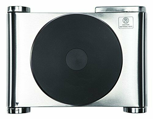 Nesco SB-01 Stainless Steel Electric Burner, 1500-watt, standard, Silver - Fresh Stock Dated December 2025