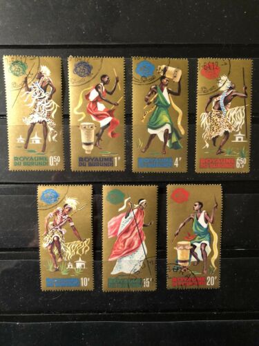 9 DIFFERENT COMPLETE SETS OF BURUNDI STAMPS - CANCELLED LH - Fresh Stock Dated December 2025