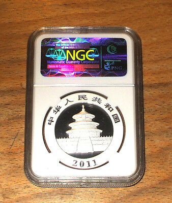 2011 Silver Panda - MS69 - NGC - .999 Silver - 1oz. - Fresh Stock Dated February 2026