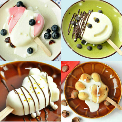 Silicone Ice Cream Mold Ice Lolly Maker Frozen Mould Popsicle Chocolate Tray - Fresh Stock Dated December 2025