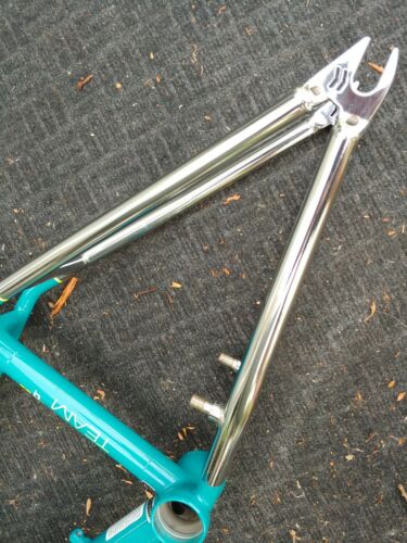 Haro 2017 Lineage Team Sport tribute Frame 20.75 Black / turq Bmx Freestyler - Fresh Stock Dated February 2026