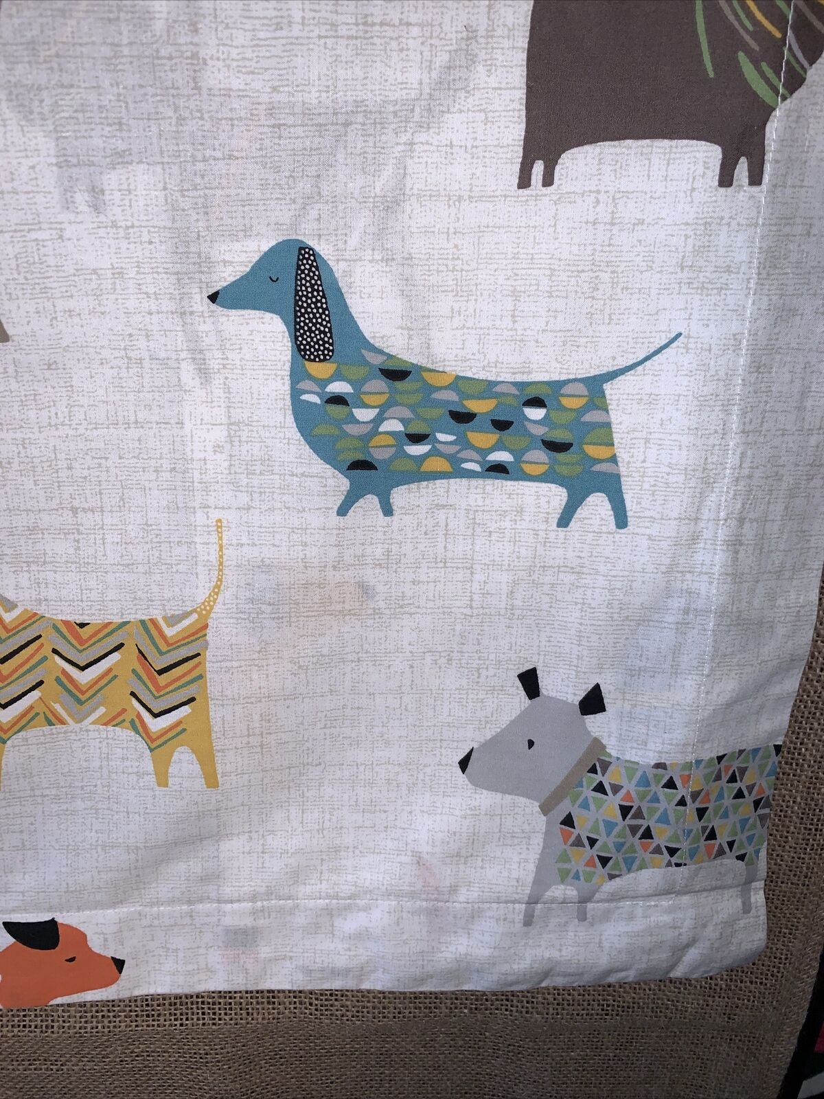 The Company Store Modern Dogs 2 Pillow Shams 29” Squares Super Cute! - Fresh Stock Dated December 2025