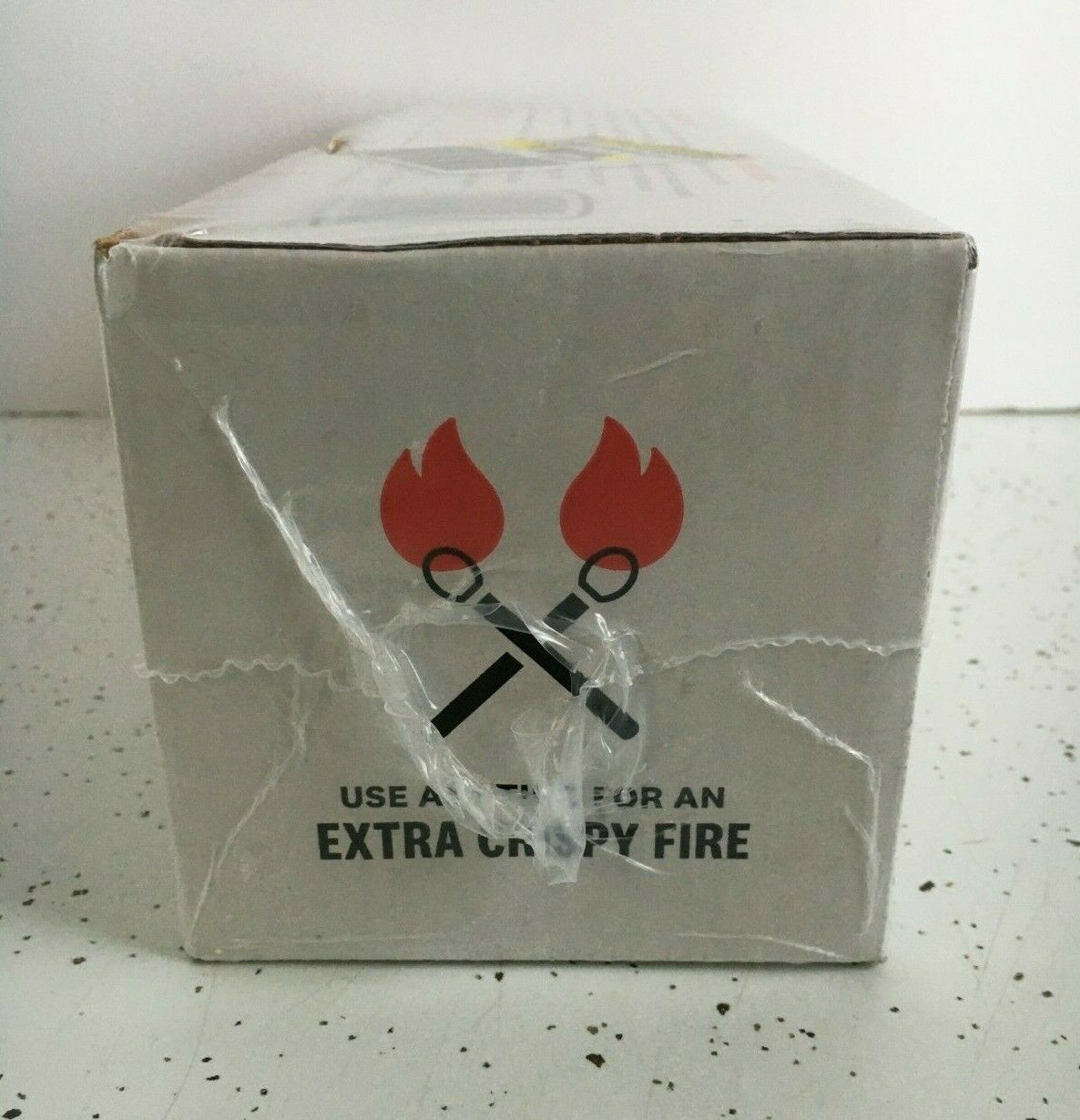 New Sealed KFC Enviro-Log Fried Chicken Scented Fire Log - Fresh Stock Dated December 2025