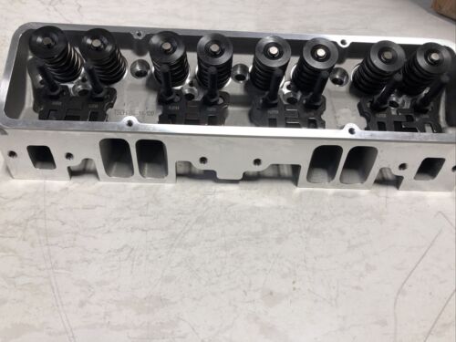Flo-Tek 1200-HRSB-505S Assembled SBC Aluminum Head, Straight Plug - Fresh Stock Dated February 2026