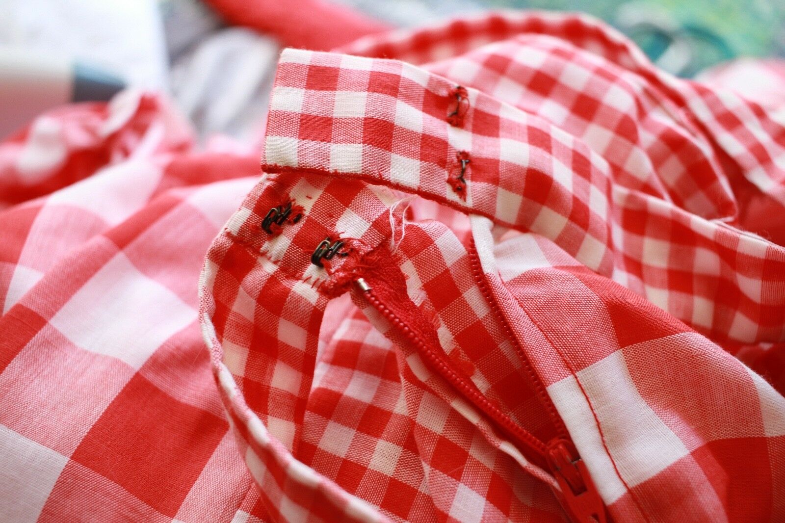 Red Vintage Full Circle Skirt - Fresh Stock Dated February 2026