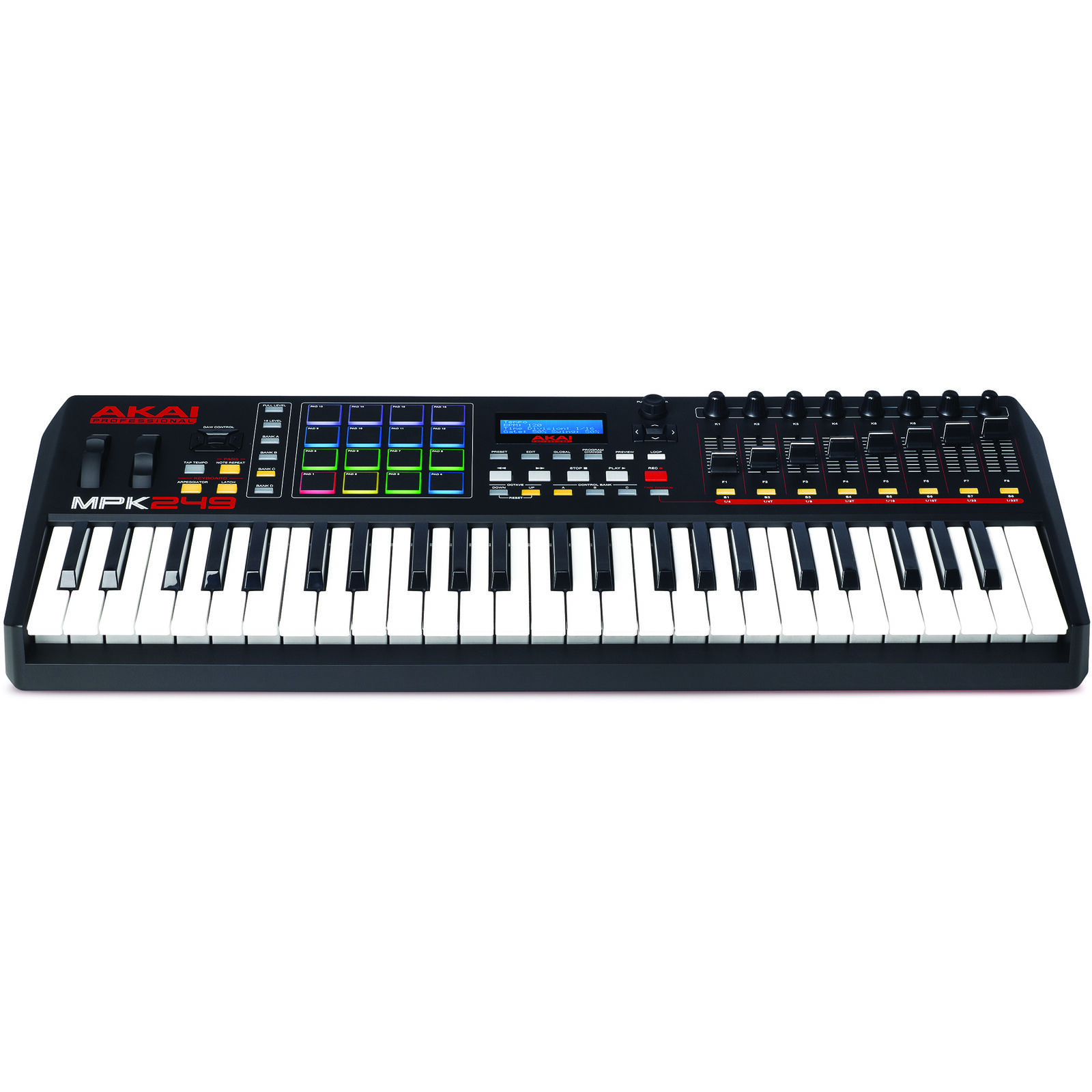 Akai Professional MPK249 49-Key MIDI Controller with Semi Weighted Keys - Fresh Stock Dated February 2026