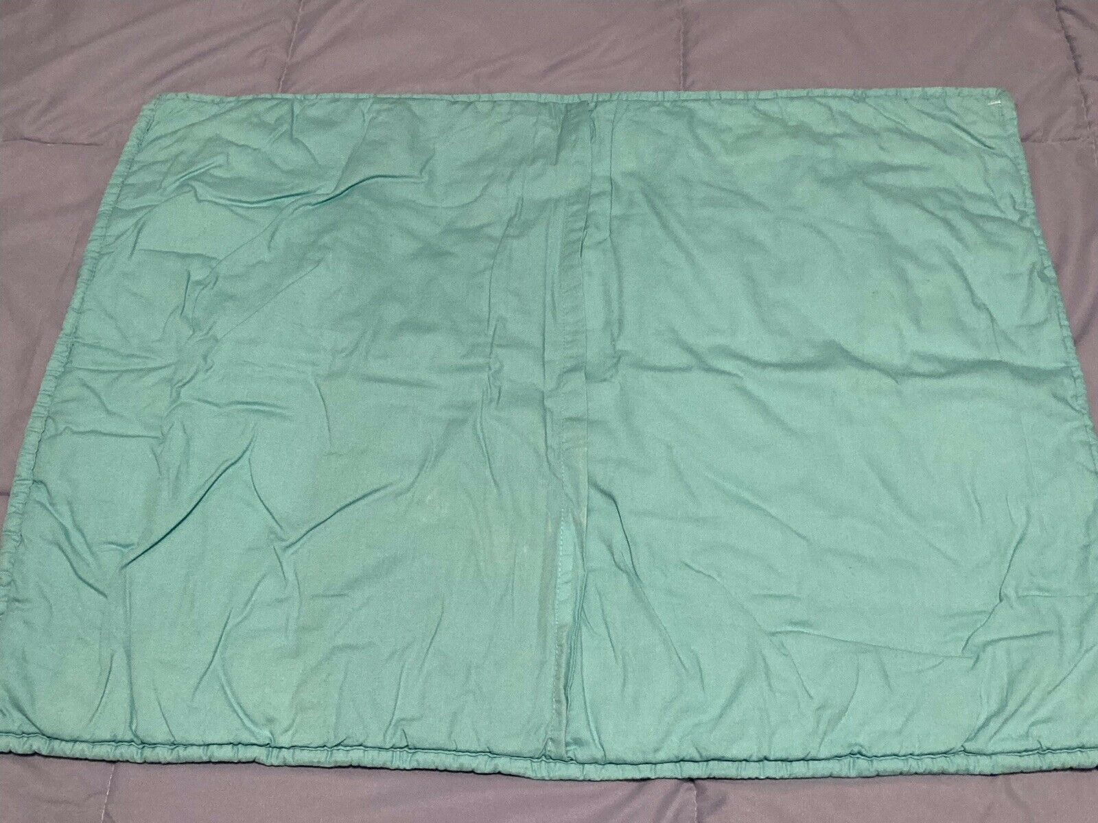 Pottery Barn Teen Tufted Turquoise Pillow Sham Standard Puffy 100% Cotton Soft - Fresh Stock Dated December 2025