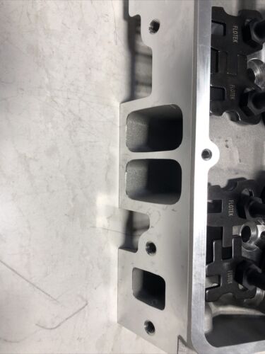 Flo-Tek 1200-HRSB-505S Assembled SBC Aluminum Head, Straight Plug - Fresh Stock Dated February 2026