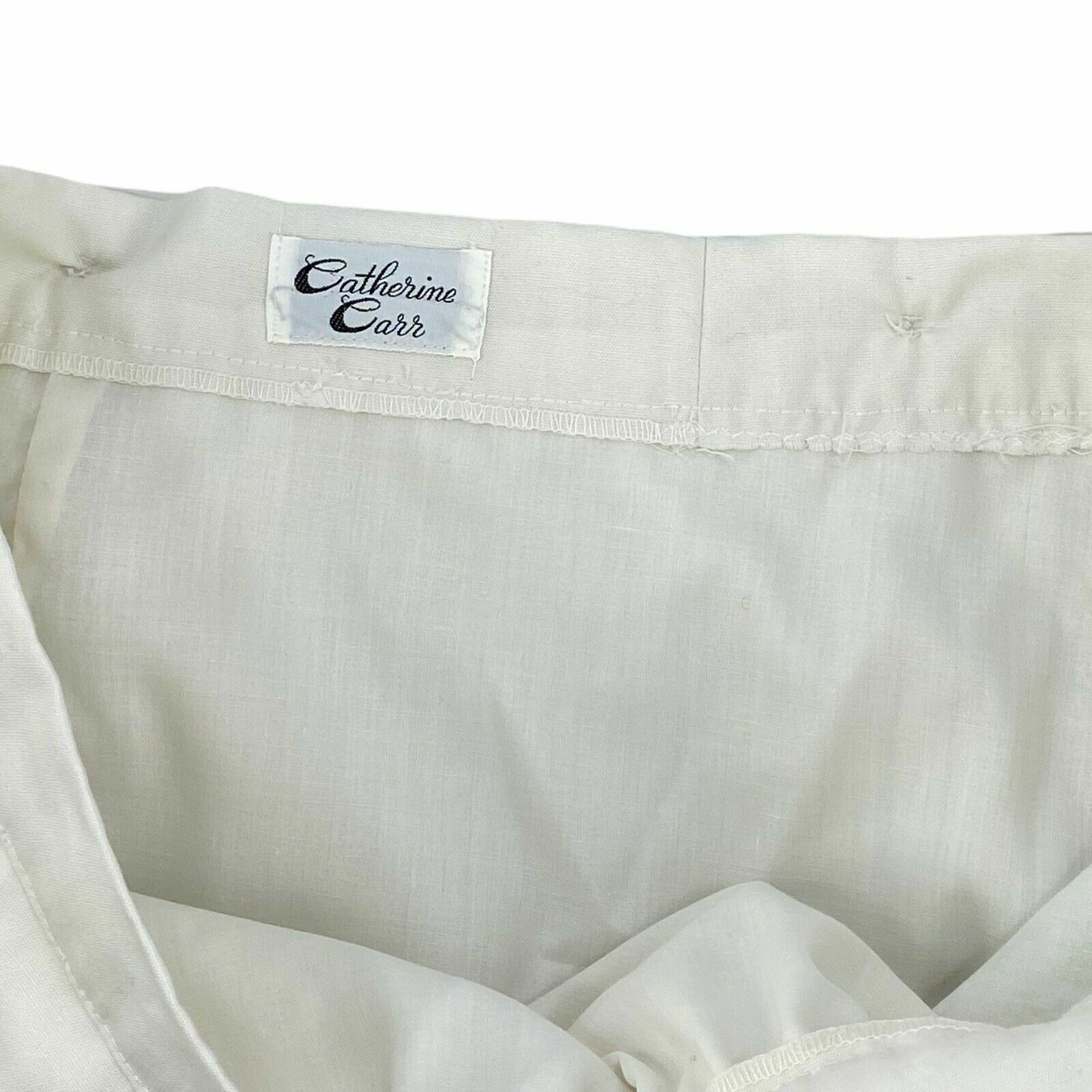 Vintage 70s CATHERINE CARR Midi Wrap Skirt Large Cottage Prairie Grandma Core - Fresh Stock Dated March 2026