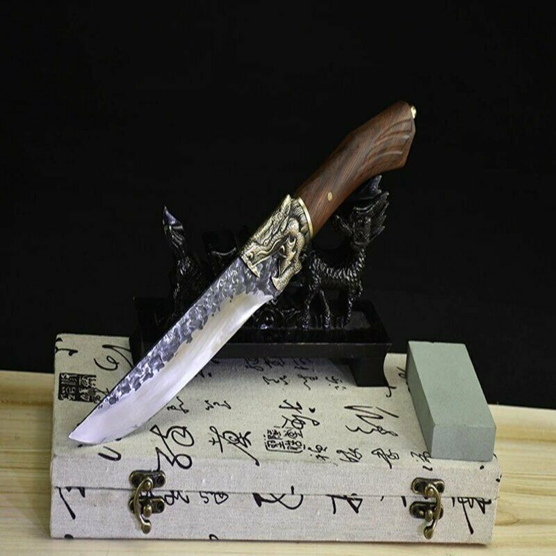 Handmade Chef Knife Japanese Fixed Blade Forged Sharp Cocking Knives Fast Ship - Fresh Stock Dated December 2025