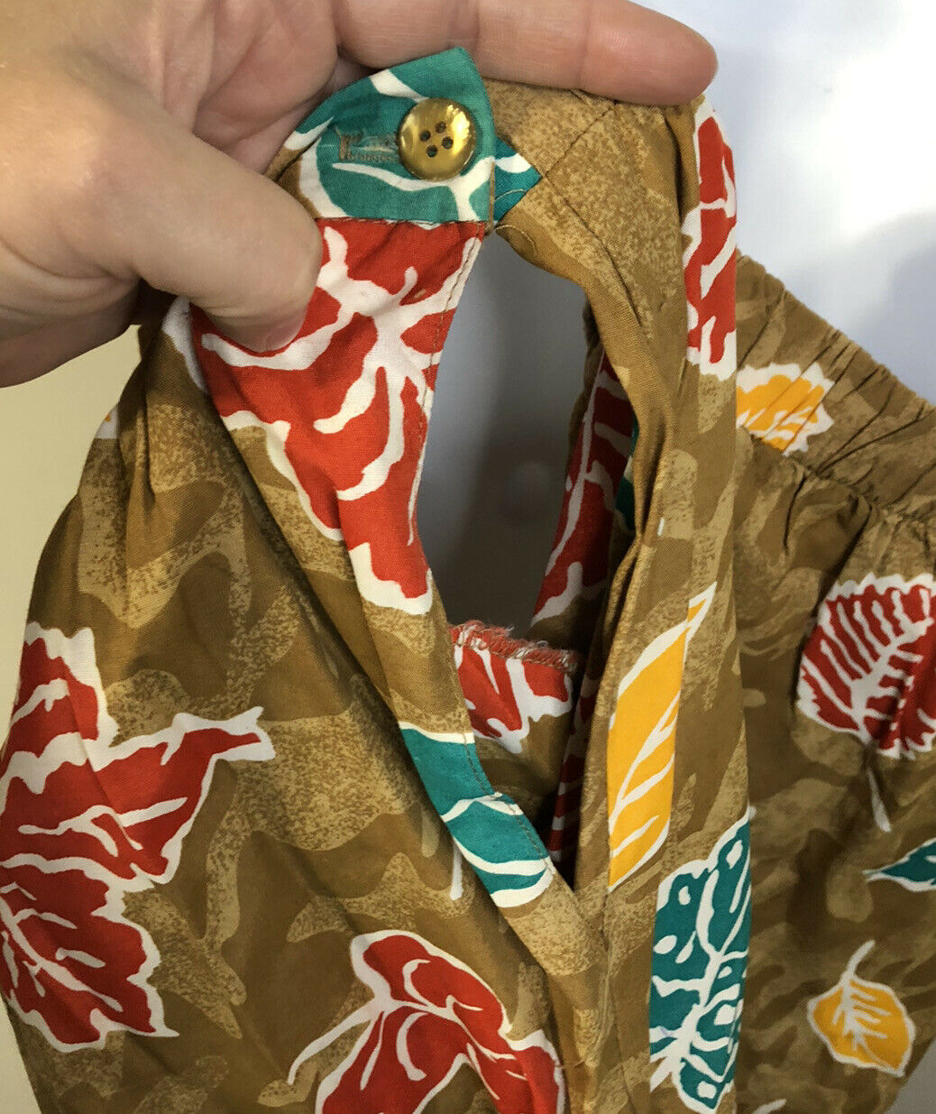 Vintage JBJ Sportswear Skirt Brown Fall Leaves A-line Size 14 - Fresh Stock Dated December 2025