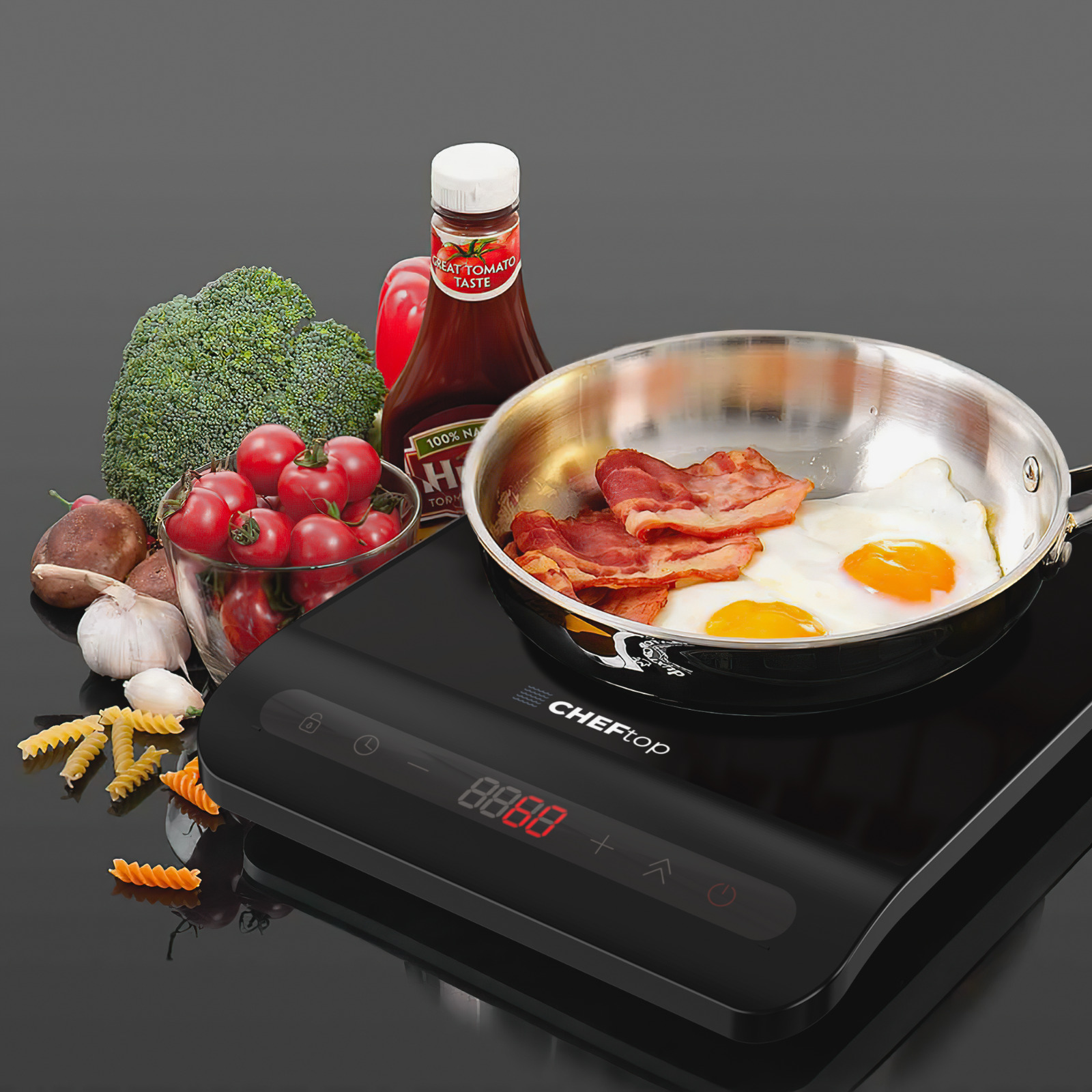 HIGH POWER Portable Induction Cooktop Countertop Burner Multiple Power Levels - Fresh Stock Dated February 2026