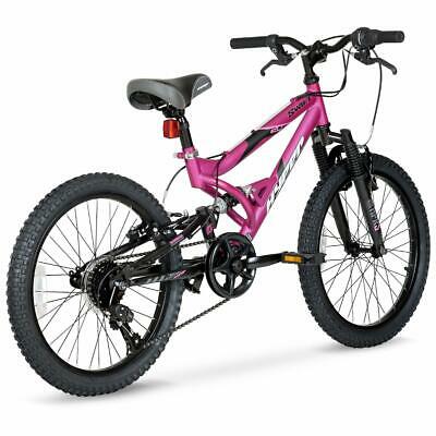 Bicycles 20 inch Girls Swift Bike Magenta Steel Full Suspension 7-Speed Twist - Fresh Stock Dated February 2026