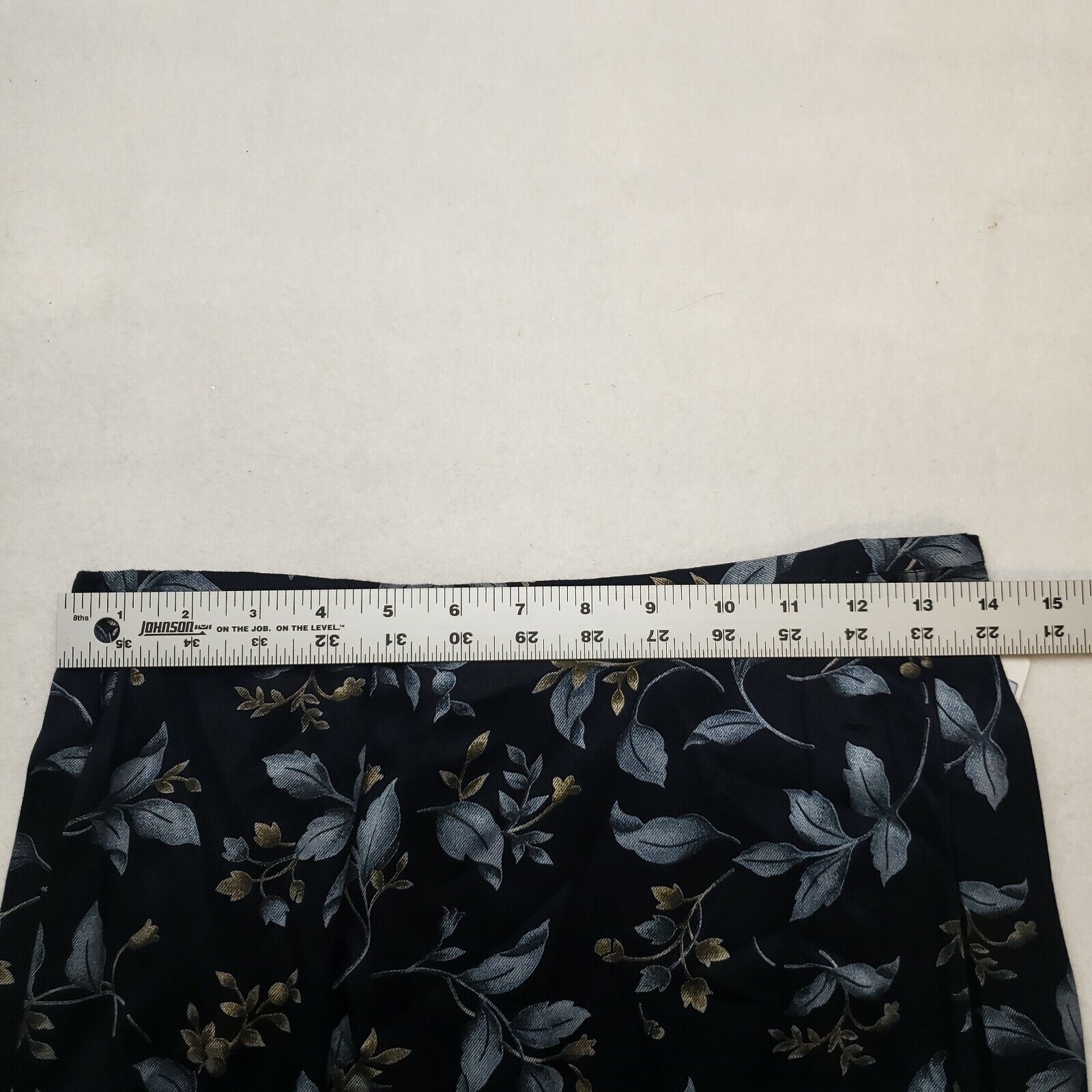 Vintage Norton McNaughton Skirt Faux Wrap Floral Navy Size 10 Side Button NWT - Fresh Stock Dated March 2026