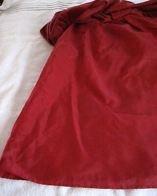 1980s Laura Ashley Wine Red Deep Dark Red Velvet A Line Midi Skirt Sz 4-6-8-10 - Fresh Stock Dated February 2026