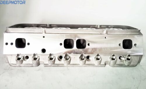 SBC Chevy 350 Cylinder Head Bare Straight Spark Plug Aluminum - Fresh Stock Dated February 2026