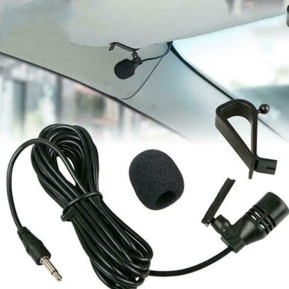 3.5mm Microphone Car Radio Stereo GPS DVD Bluetooth Audio Mic External Kit. - Fresh Stock Dated February 2026