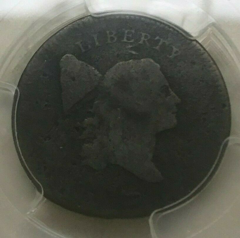 1795 Liberty Cap 1/2 Half Cent - PCGS G Good Details Damage - Plain Edge No Pole - Fresh Stock Dated February 2026