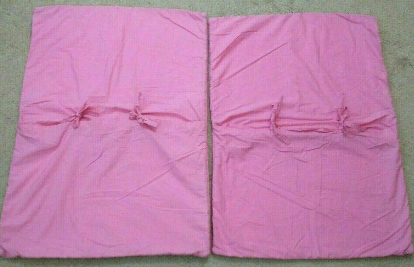 Lot of 2 POTTERY BARN Kids Quilted Pillow Shams Multi Color Cotton Size 20