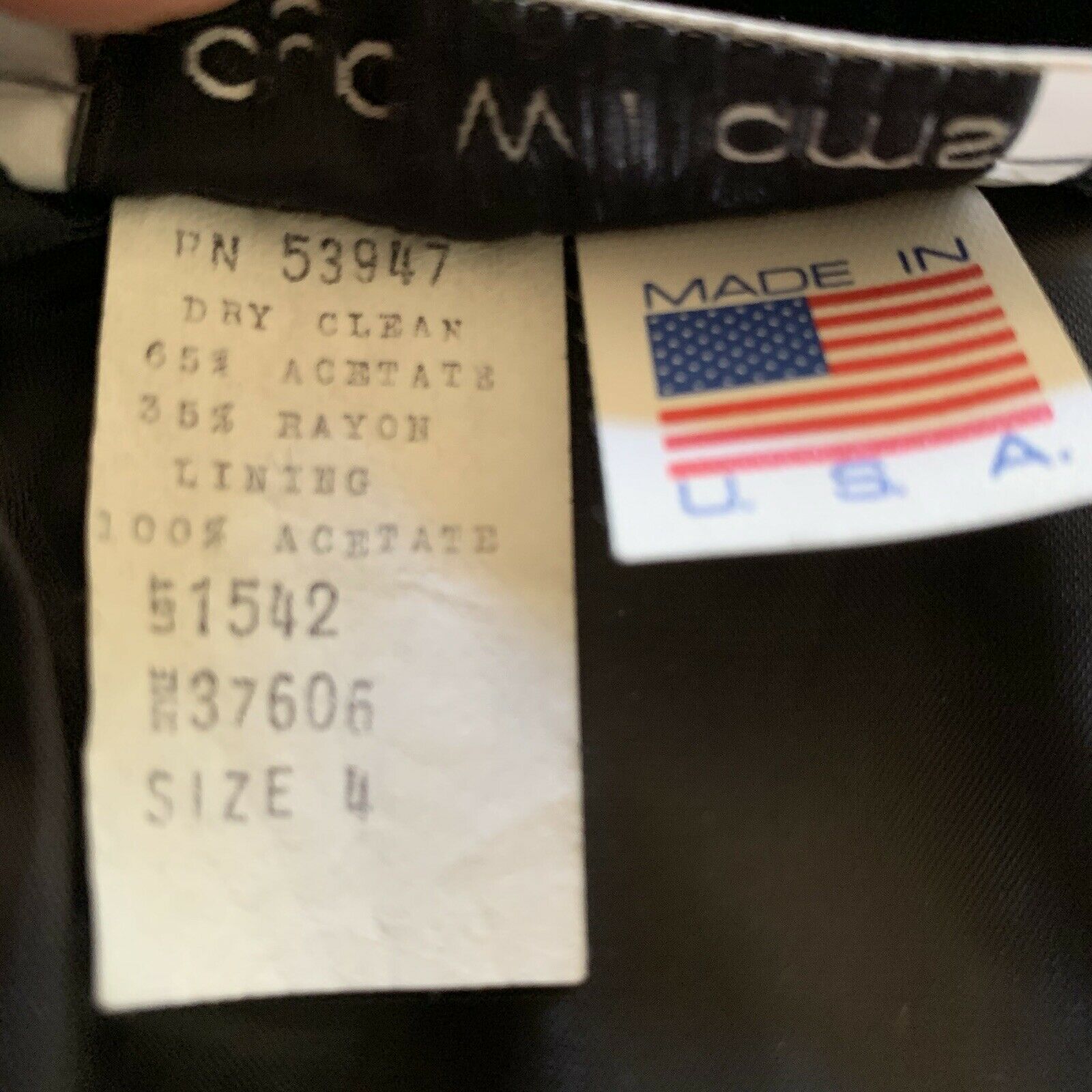 Vintage LLoyd Williams Black Velvet Skirt Size 4 Made in USA EUC - Fresh Stock Dated February 2026