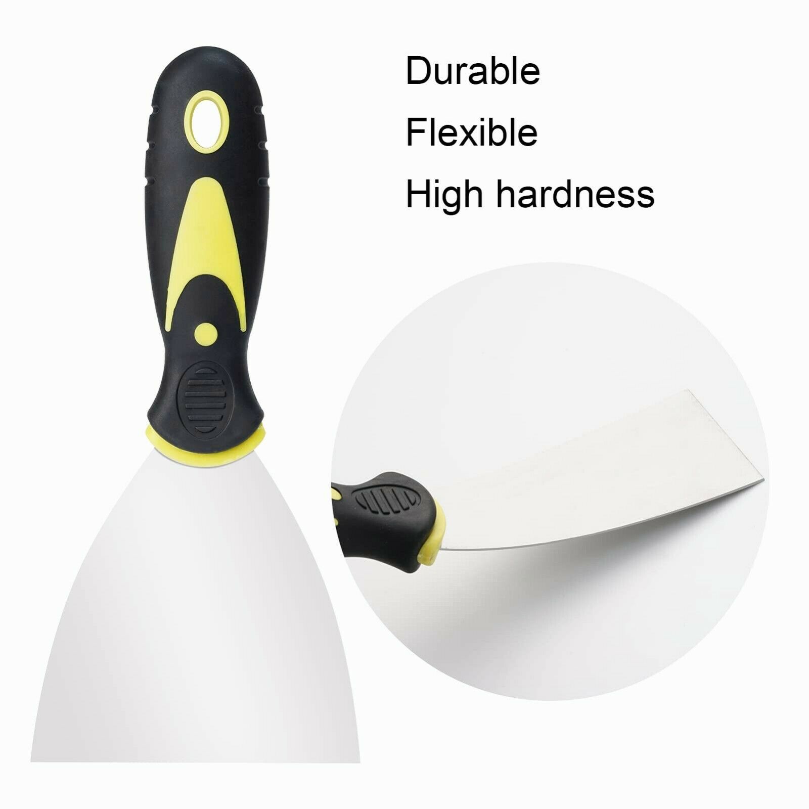 10 Pcs Putty Knife Scrapers Spackle Knife Stainless Steel Paint Scraperfor Dryw. - Fresh Stock Dated February 2026