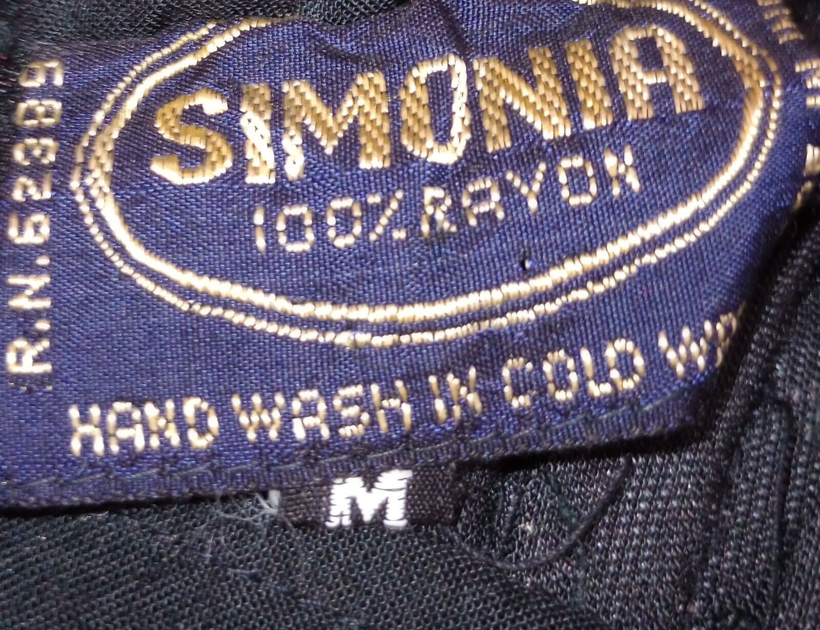 Vintage Simonia Black Multicolor Paisley Floral Rich Velvet Midi Skirt Size M - Fresh Stock Dated March 2026