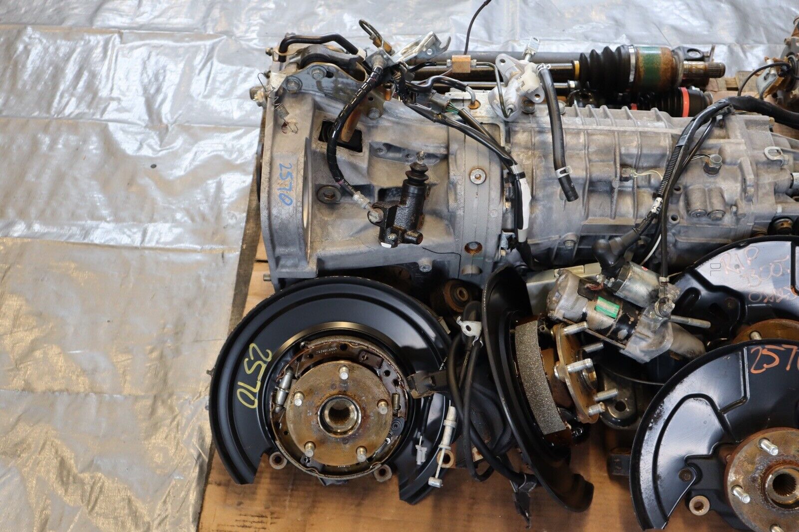 2018 SUBARU WRX STI OEM 6SPD MANUAL TRANSMISSION SWAP KIT TY85UW6AA 60,672 MILES - Fresh Stock Dated February 2026