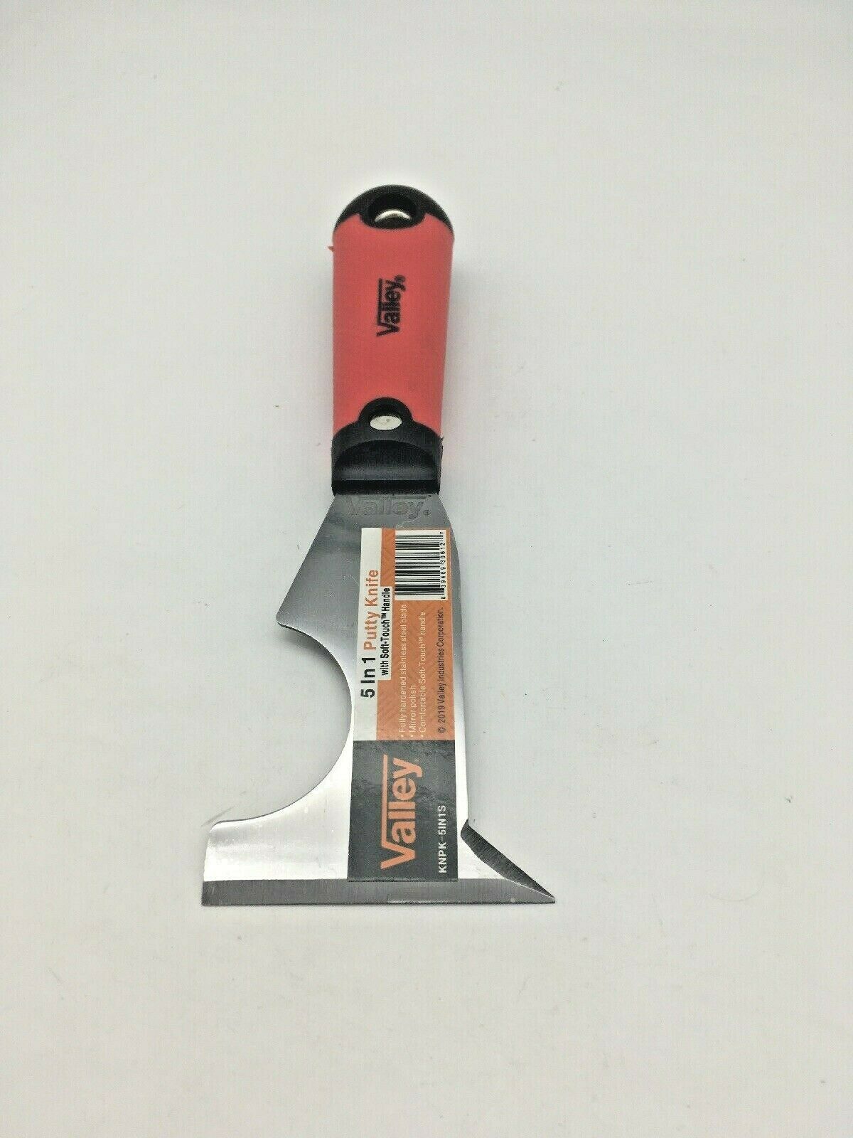 5 In 1 Putty Knife Painters Tool Soft-Touch Plastic Handle Stainless Steel - Fresh Stock Dated February 2026